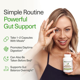 BIOptimizers Probiotic Breakthrough vue latérale de l'emballage