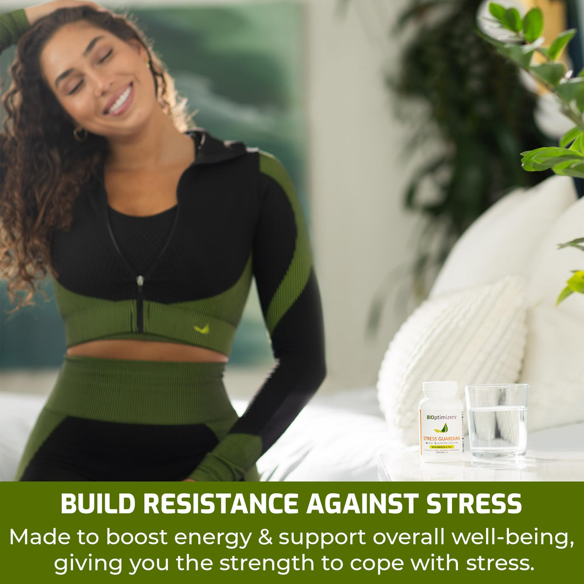 BIOptimizers Stress Guardian 45 capsules avec étiquettes détaillées
