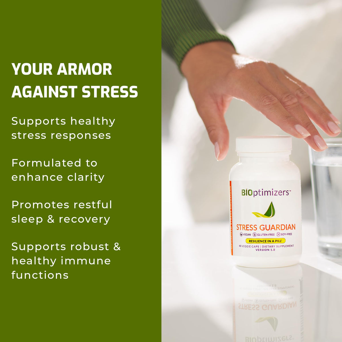 BIOptimizers Stress Guardian 45 capsules côté