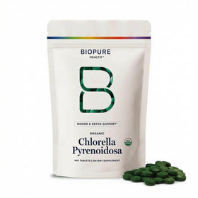 BioPure Chlorella Pyrenoidosa 400 comprimés - vue de face
