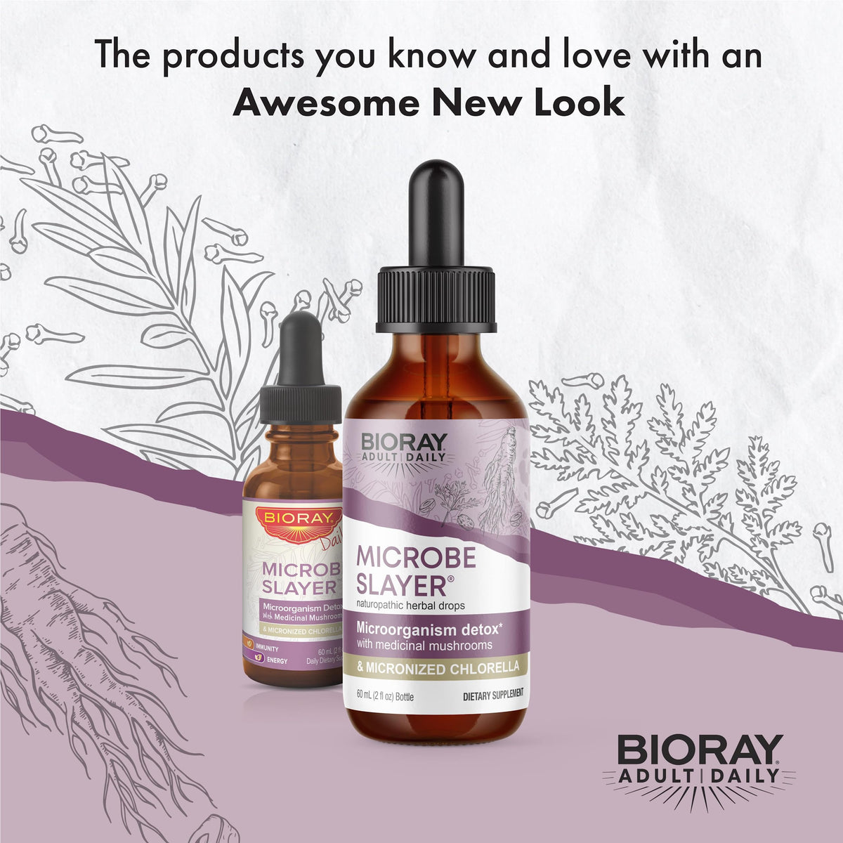 BIORAY Daily Microbe Slayer 60 ml - Flacon avec étiquette