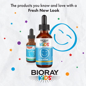 BIORAY Kids NDF Calm 4 fl oz affiché sur un fond neutre