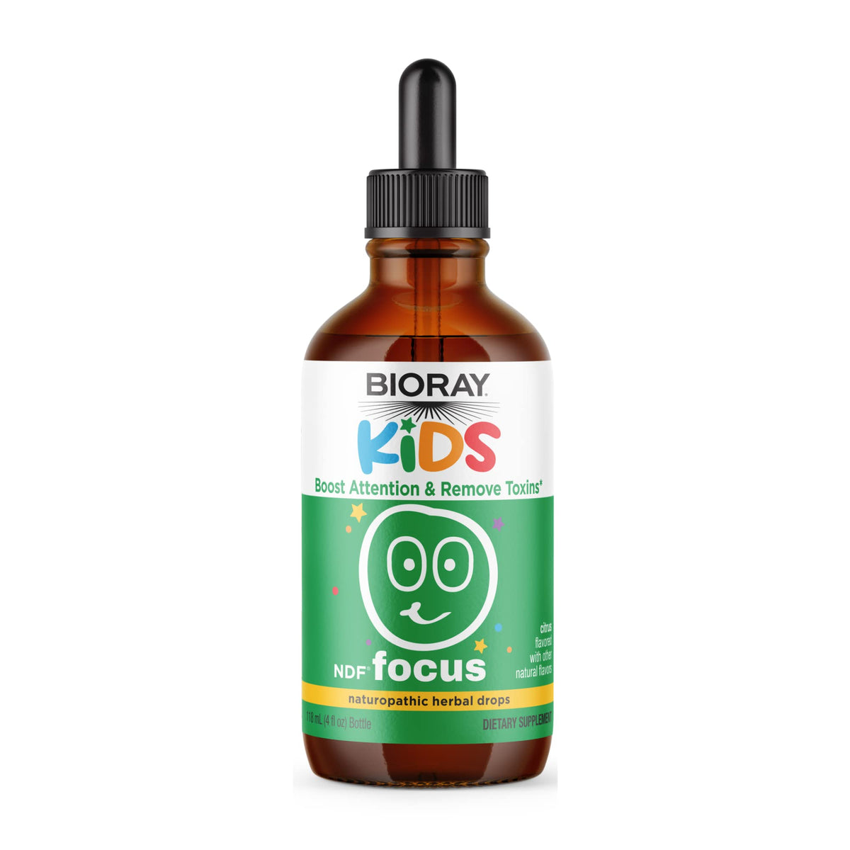 BIORAY Kids NDF Focus flacon de 120 ml vue de face