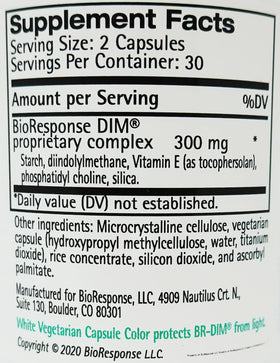 Bioresponse DIM 150 Complément Alimentaire 60 Vcs - capsules en gros plan