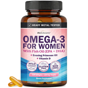 BioSchwartz Complément Alimentaire Omega 3 120 gélules vue avant