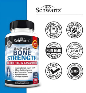 BioSchwartz Complément Calcium capsules en gros plan