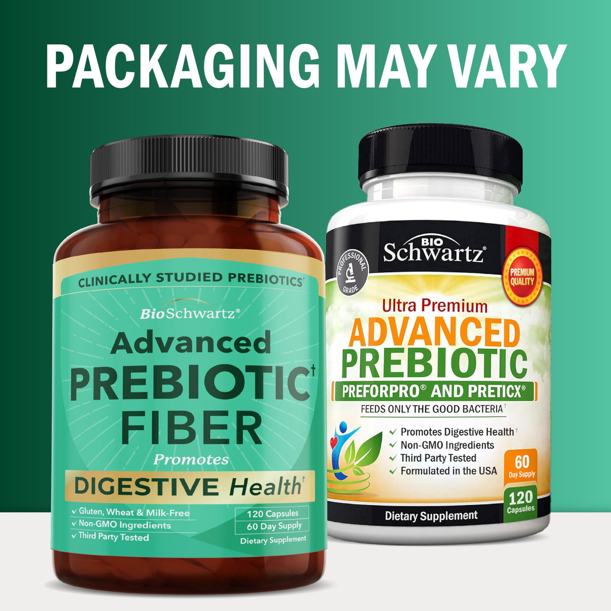 BioSchwartz complément prébiotique 168g vue arrière