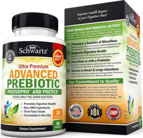 BioSchwartz complément prébiotique 82g avec étiquette