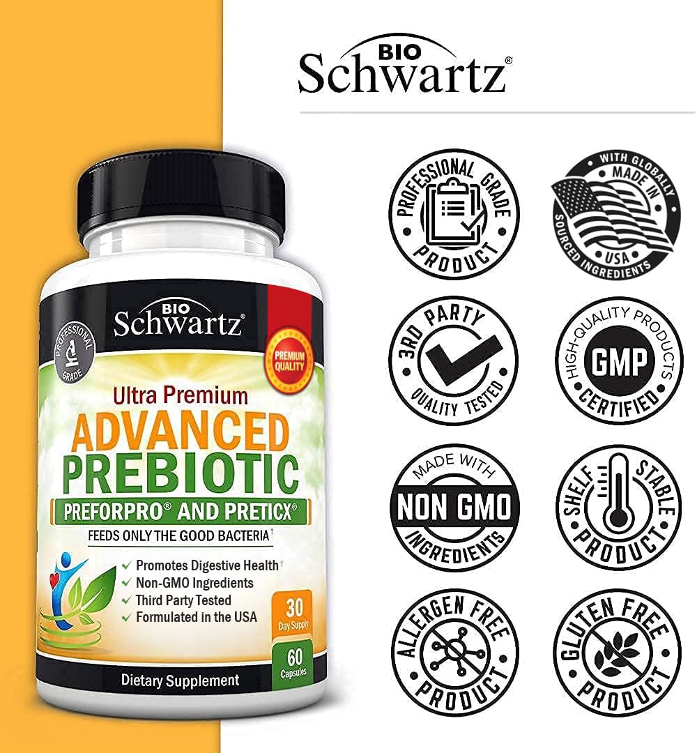 BioSchwartz complément prébiotique 82g avec ingrédients