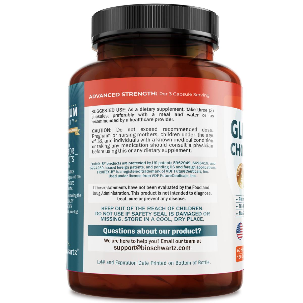 BioSchwartz Glucosamine Chondroïtine 180 capsules en usage