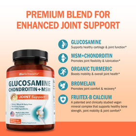 BioSchwartz Glucosamine Chondroïtine 180 capsules prise en main