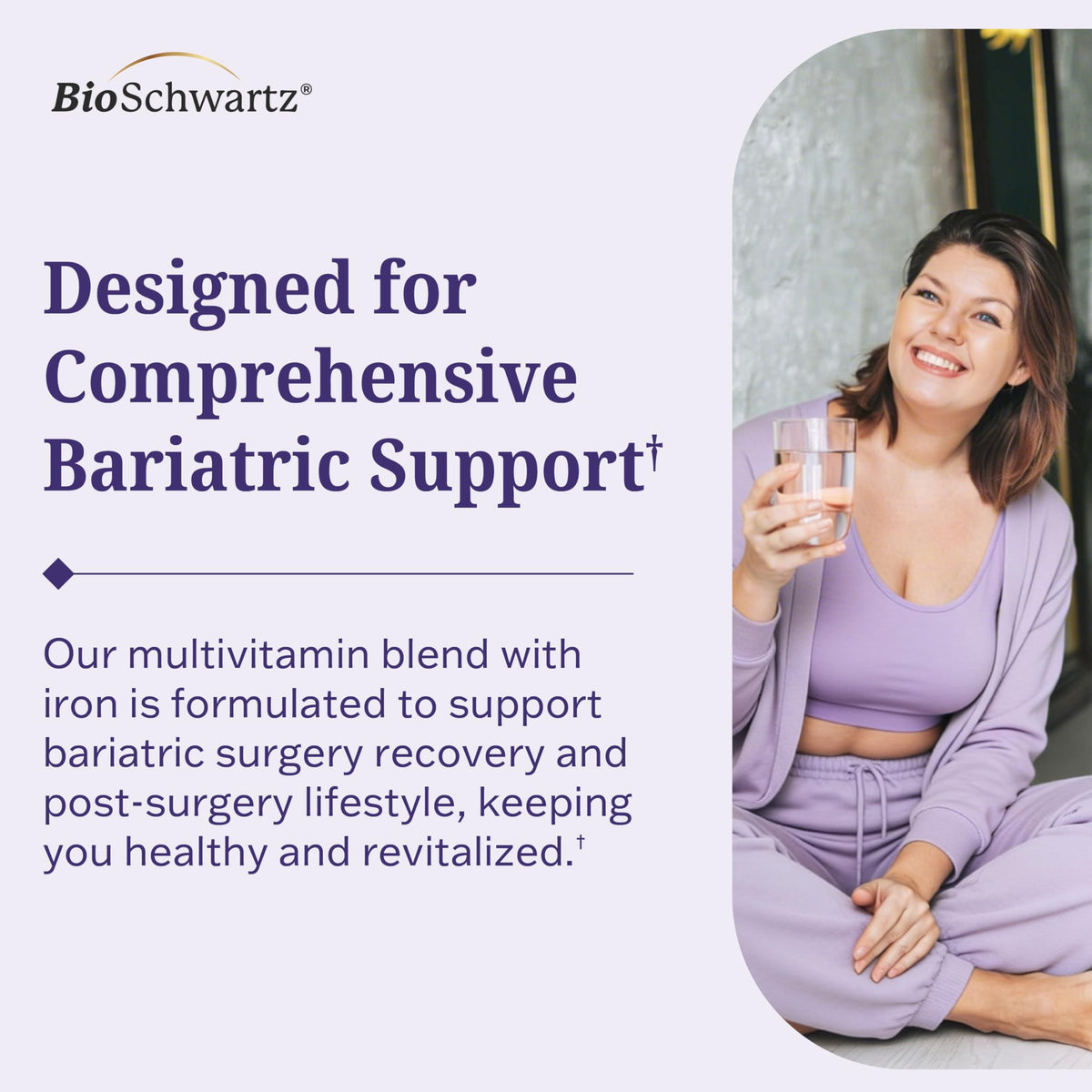 BioSchwartz Multivitamine Bariatrique 60 comprimés à mâcher, vue arrière