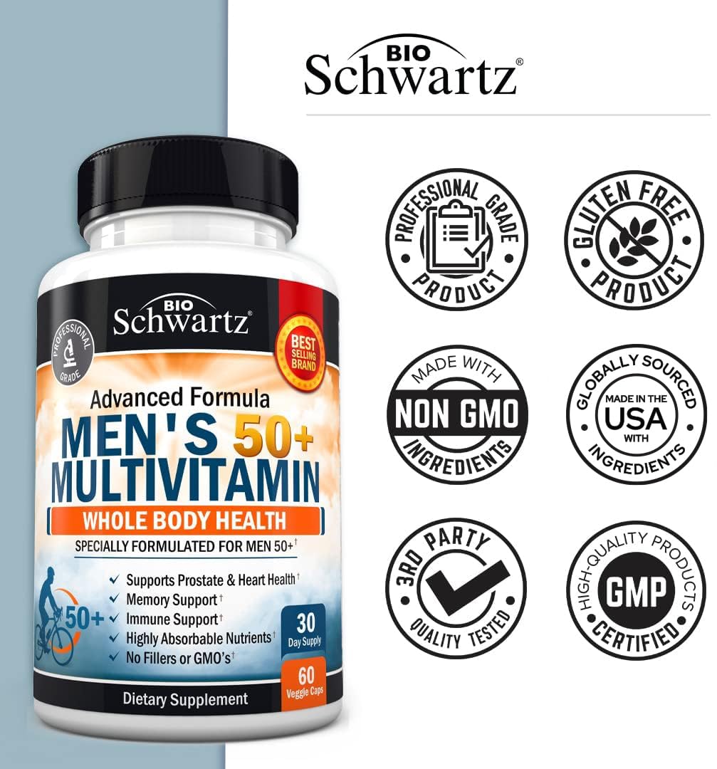 BioSchwartz Multivitamines 50+ pour Hommes - ingrédients