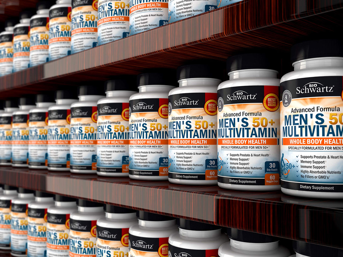BioSchwartz Multivitamines 50+ pour Hommes - présentation