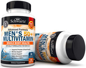 BioSchwartz Multivitamines 50+ pour Hommes - taille des capsules