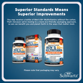 BioSchwartz Multivitamines 50+ pour Hommes - vue arrière