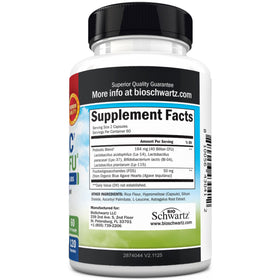 BioSchwartz Probiotique 40 Milliards CFU capsules en main