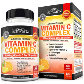 BioSchwartz Vitamine C 1000mg Capsules - vue avant de l'emballage