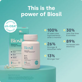 Biosil Complément Alimentaire Collagène 60 Gélules Liquides, gélules liquides en gros plan