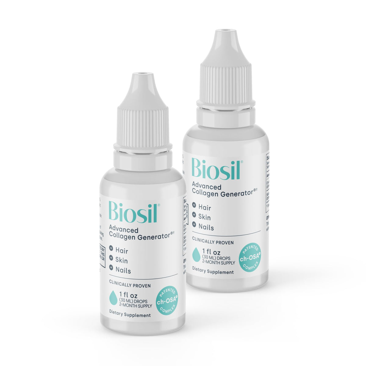 Biosil complément alimentaire collagène 60ml flacon avant