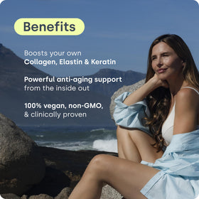 Biosil flacon avec étiquette et ingrédients visibles