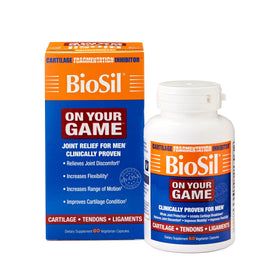 Biosil On Your Game boîte de 60 capsules végétales vue de face