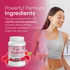 BioSource Labs Razburn complément alimentaire 60 capsules côté gauche