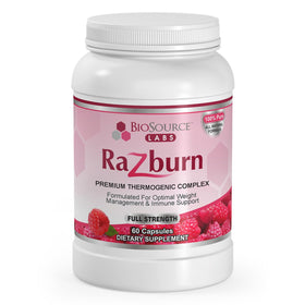 BioSource Labs Razburn complément alimentaire 60 capsules vue de face