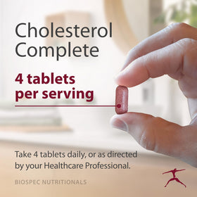 BIOSPEC NUTRITIONALS Cholesterol Complete arrière de l'emballage