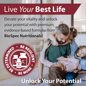 BIOSPEC NUTRITIONALS Cholesterol Complete contenant ouvert avec comprimés