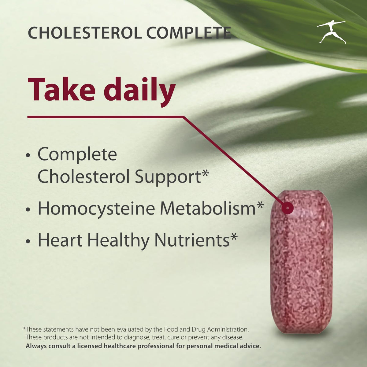 BIOSPEC NUTRITIONALS Cholesterol Complete vue latérale des comprimés