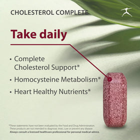 BIOSPEC NUTRITIONALS Cholesterol Complete vue latérale des comprimés
