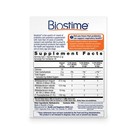 Biostime Baby & Kids Dual Defense sachets dans l'emballage