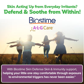 Biostime Skin Defense sachets sur une table