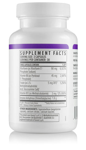 Biote Methyl Factors+ affichant la composition des ingrédients