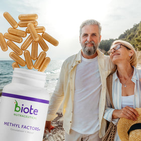 Biote Methyl Factors+ vue de côté avec étiquette