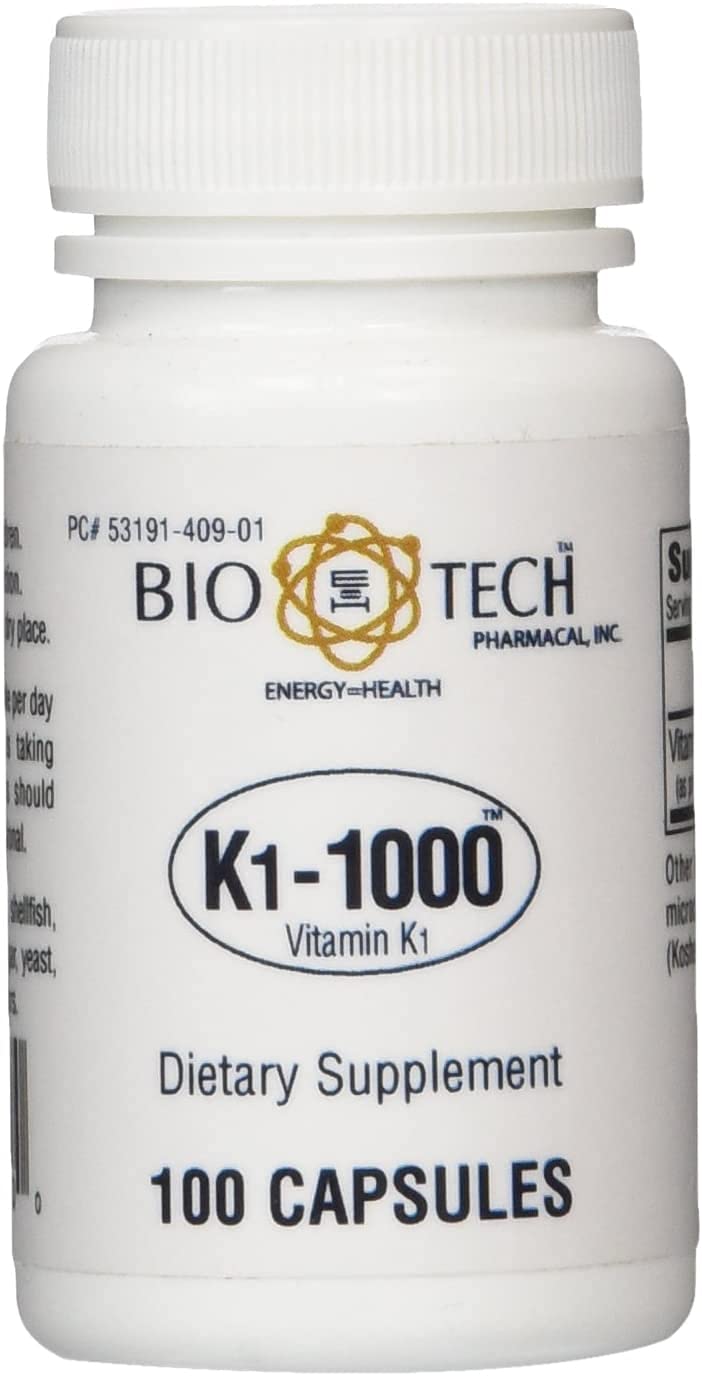 BioTechUSA K1-1000 100 capsules vue de face