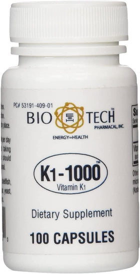 BioTechUSA K1-1000 100 capsules vue de face