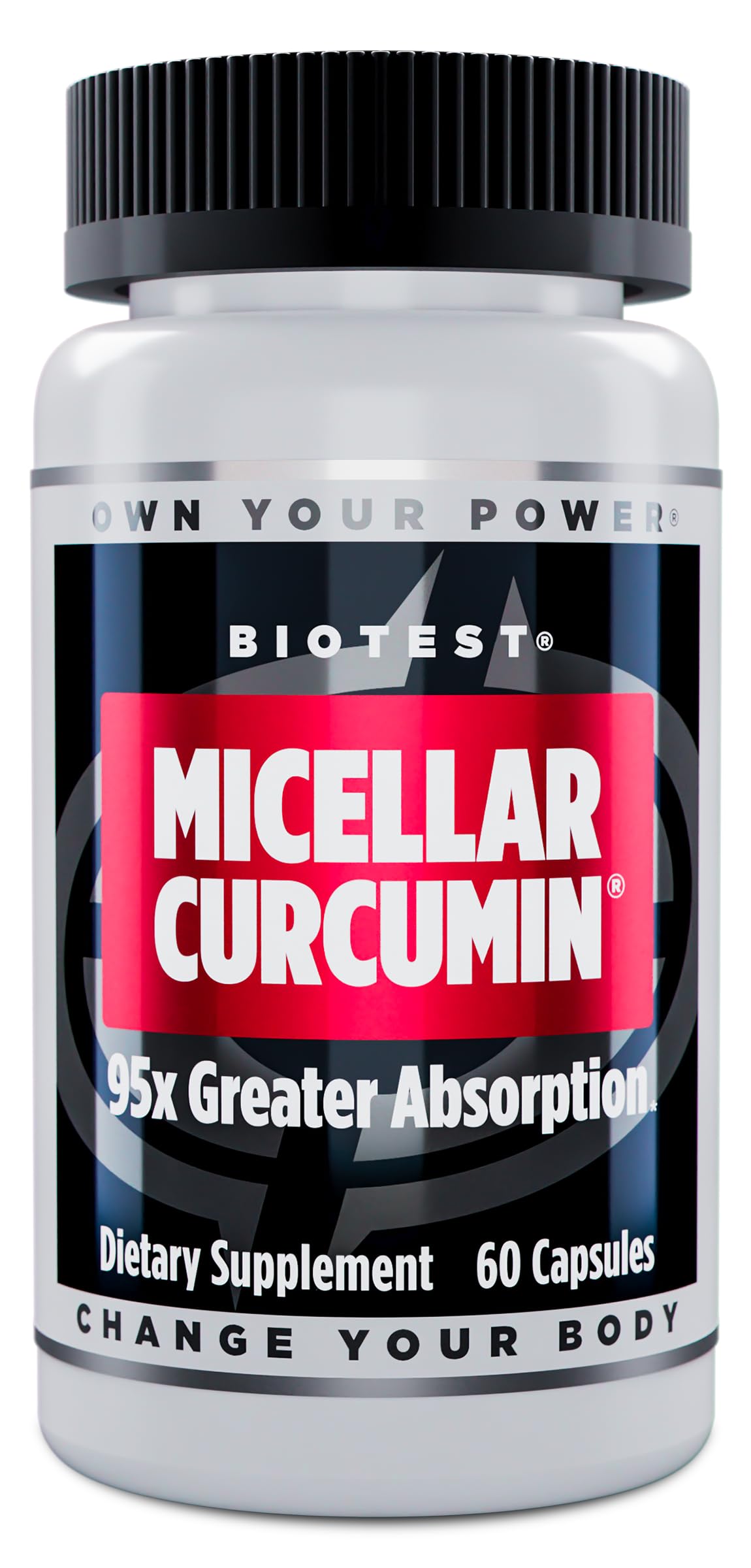 Biotest Curcuma Micellaire 400mg vue avant avec emballage