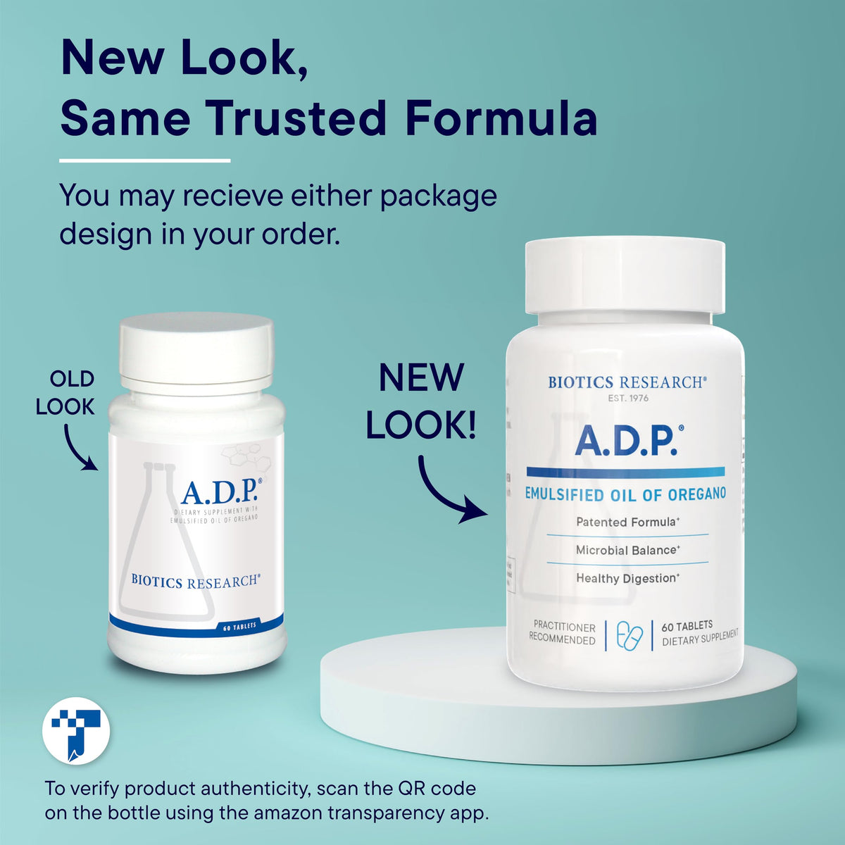 BIOTICS RESEARCH A.D.P. Huile d'Origan Émulsifiée 50mg avec d'autres compléments