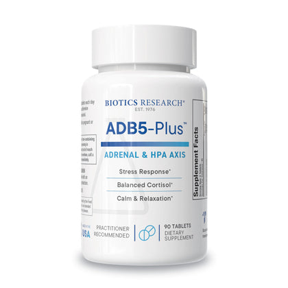 BIOTICS RESEARCH ADB5-Plus 90 Comprimés vue de face