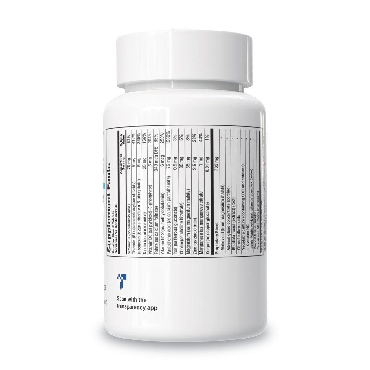 BIOTICS RESEARCH ADB5-Plus emballage avec étiquette