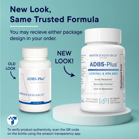 BIOTICS RESEARCH ADB5-Plus en contexte avec d'autres compléments