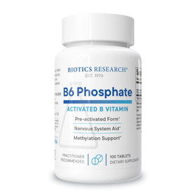 BIOTICS RESEARCH B6 Phosphate 100 comprimés, vue avant