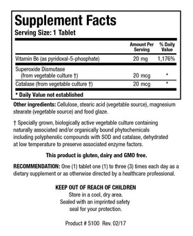BIOTICS RESEARCH B6 Phosphate, flacon ouvert avec comprimés