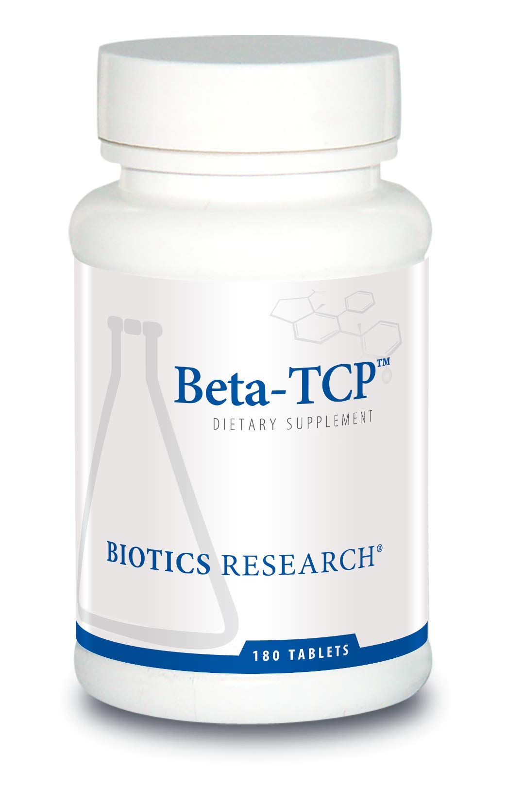 BIOTICS RESEARCH Beta-TCP™ 180 comprimés, vue de face