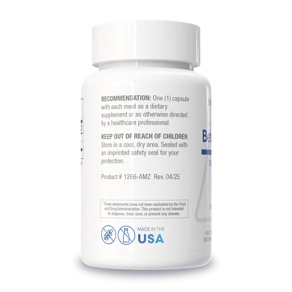 BIOTICS RESEARCH Betaine Plus HP HCL 700mg capsules packaging
