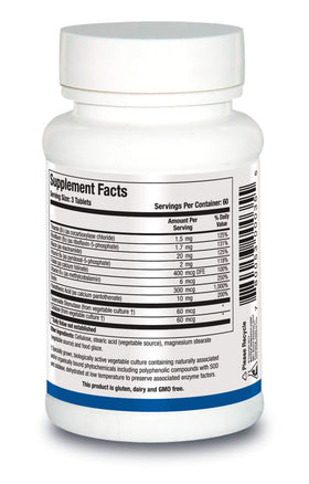 BIOTICS RESEARCH Bio-B 100 Complexe B packaging avec étiquettes