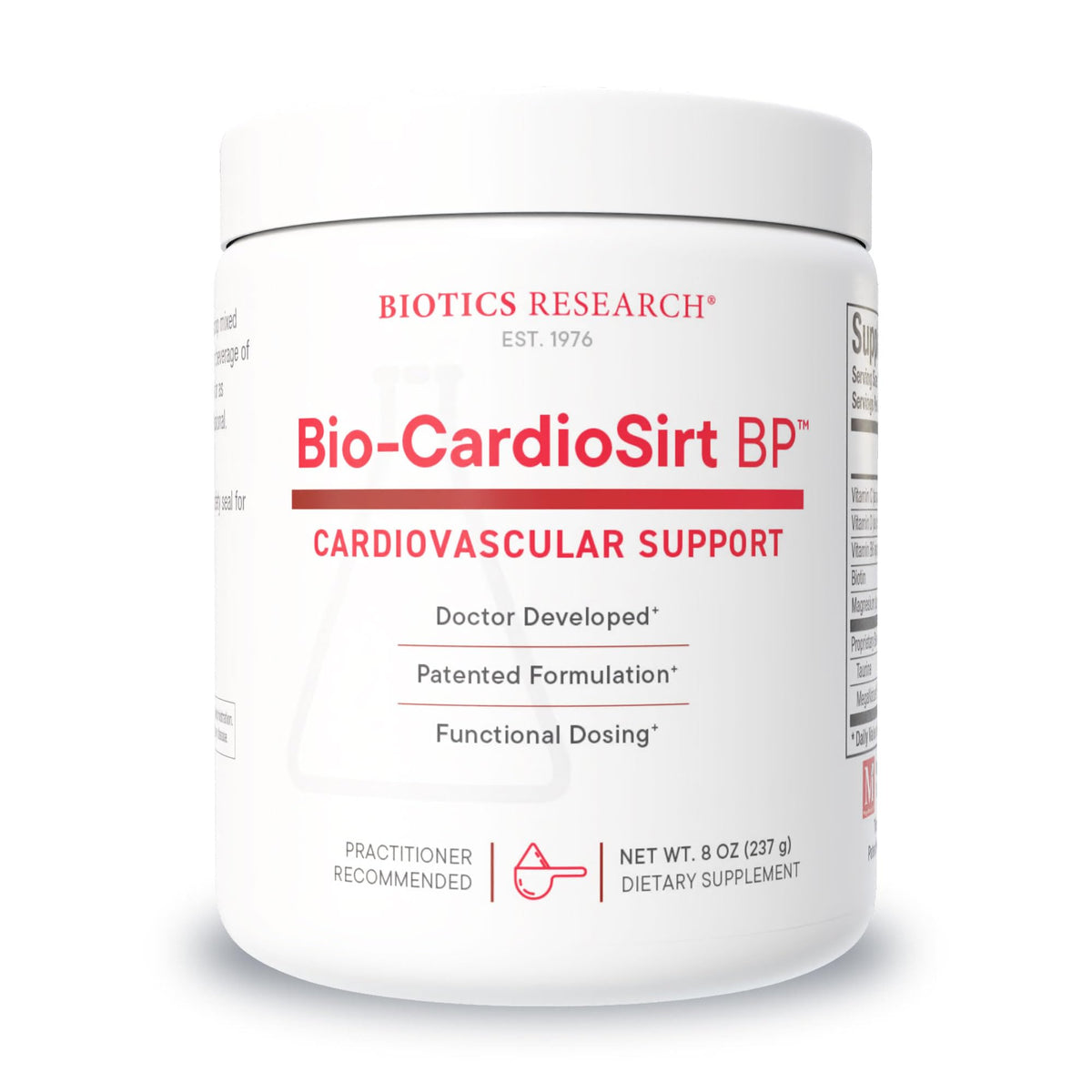 BIOTICS RESEARCH Bio CardioSirt 8 Oz packaging front view