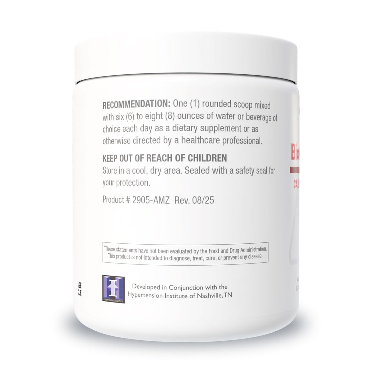 BIOTICS RESEARCH Bio CardioSirt ingredients list